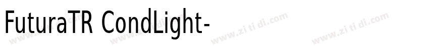 FuturaTR CondLight字体转换